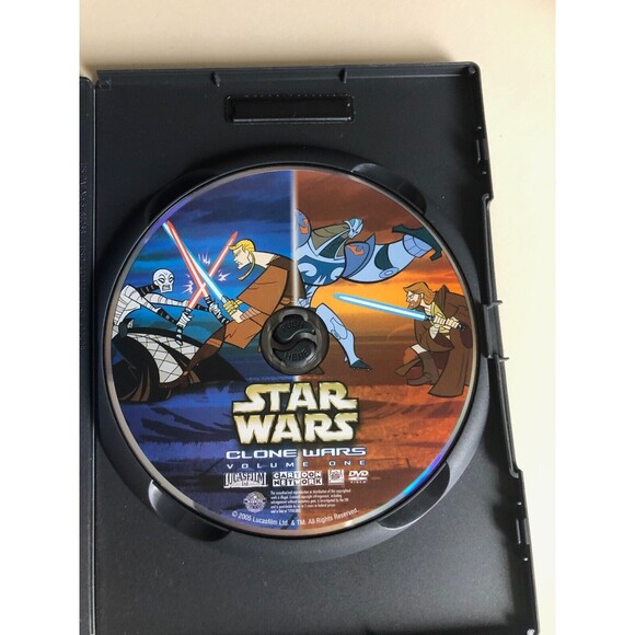 STAR WARS CLONE WARS VOLUME 1 Cartoon Network 2005 DVD TARTAKOVSKY - Picture 3 of 4